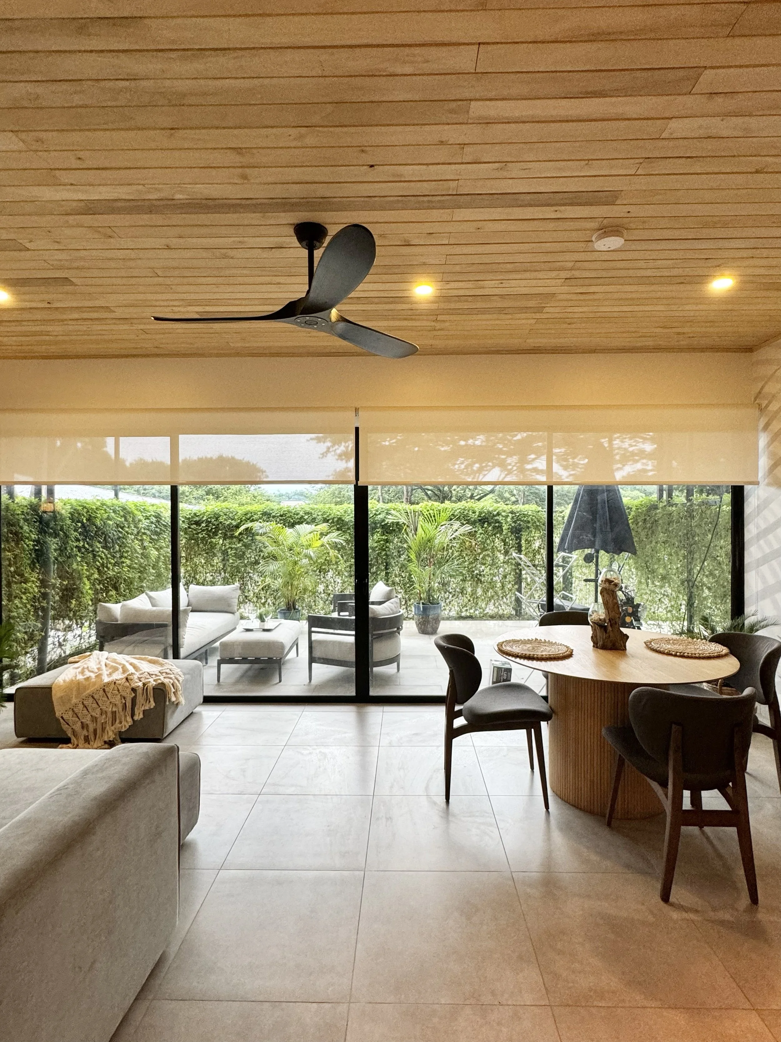 Open-concept living space