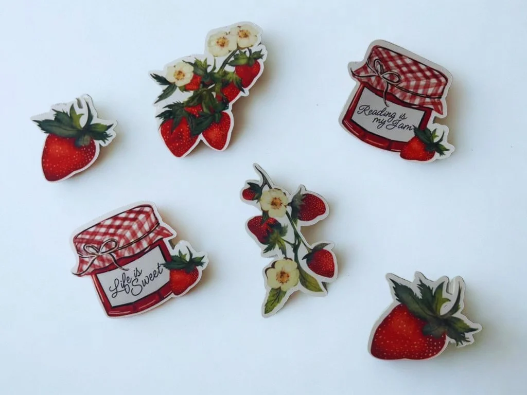 Strawberry Summer Die Cut Sticker Collection.jpg