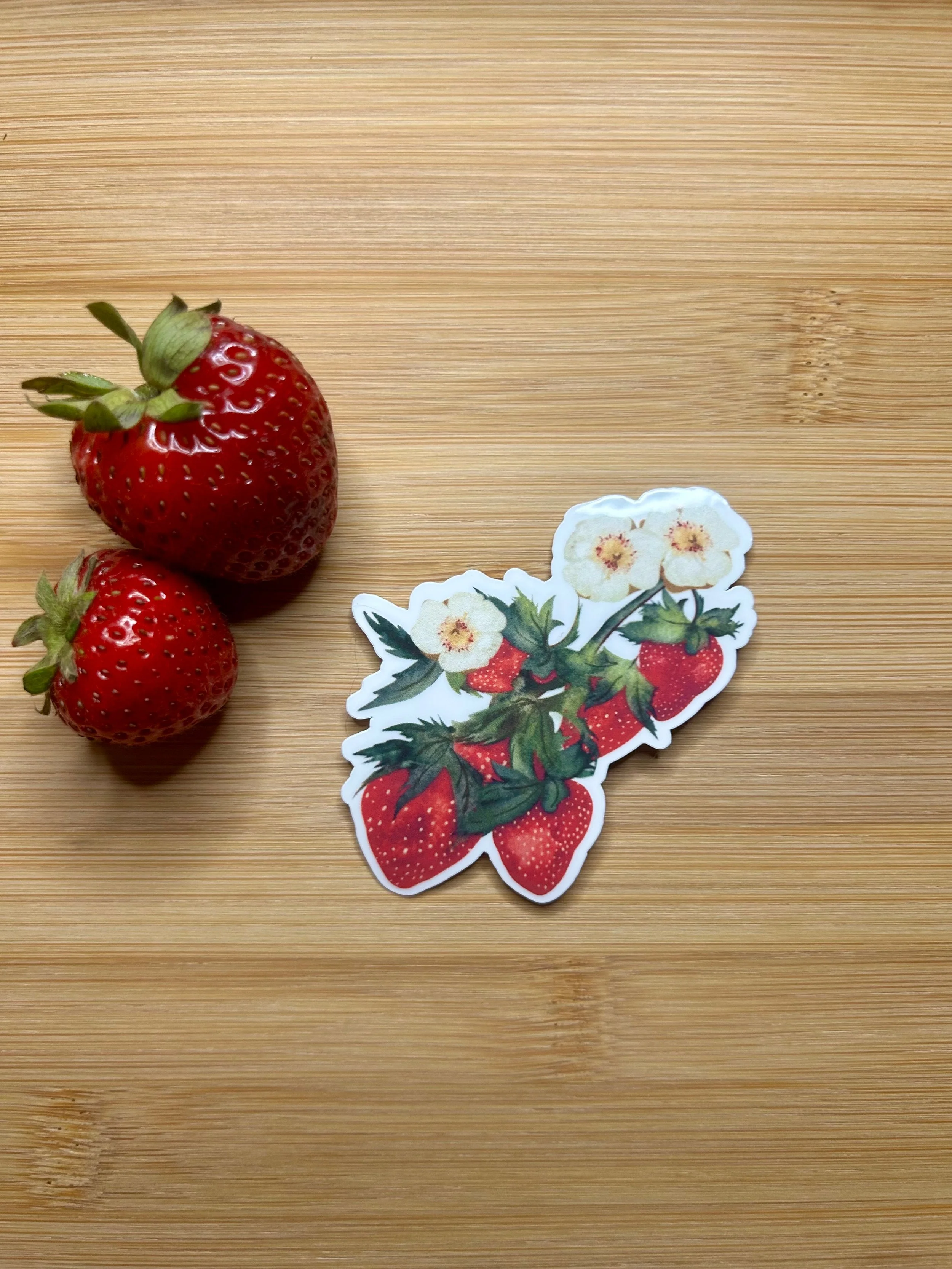 Strawberry Bunch | Die-Cut Sticker