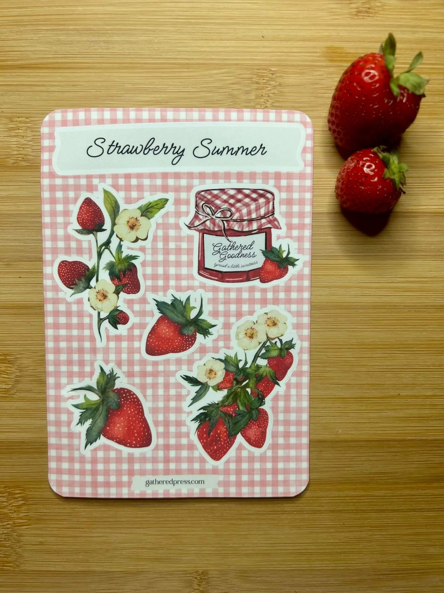 Strawberry Summer Sticker Sheet