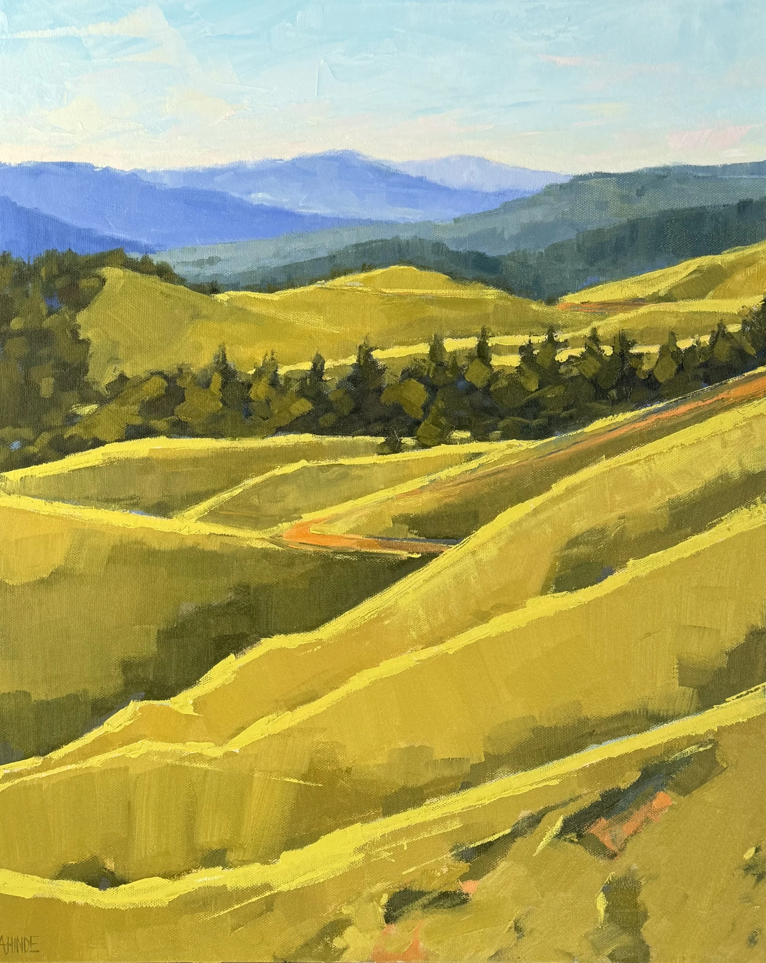 They Sing (2026) Oil on canvas, 26 x 20 inches