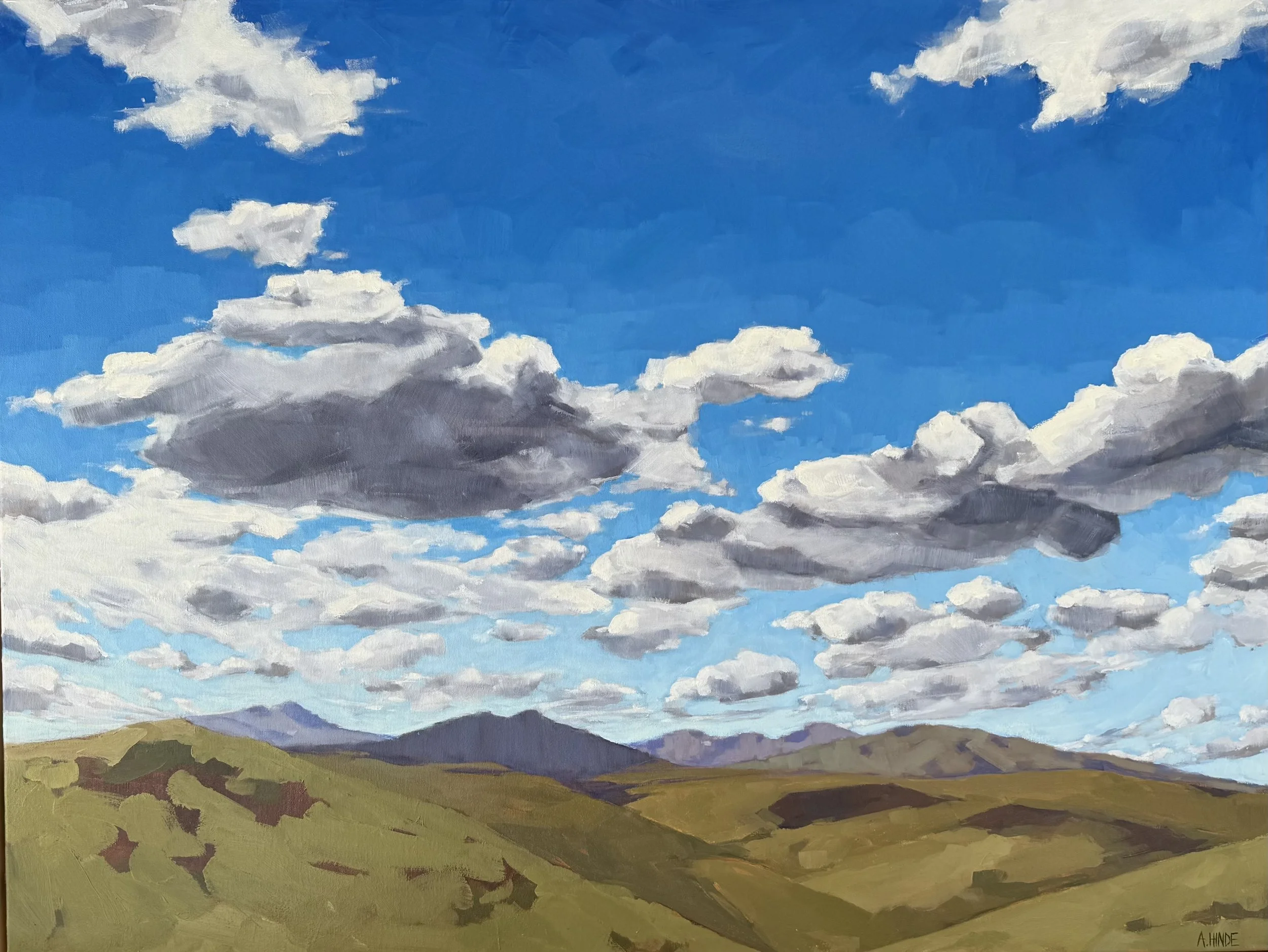 Big Sierra Sky (2026) Oil on canvas, 30 x 40 inches