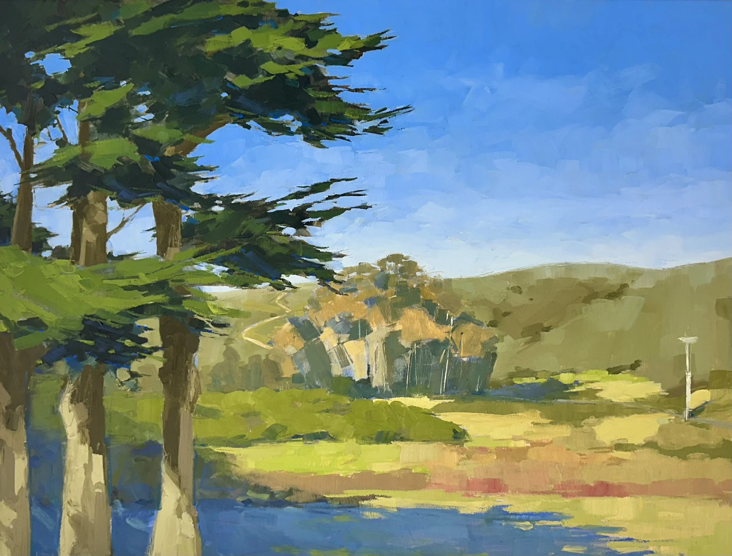 Tennessee Valley (2025) Oil on wood panel, 22 x 30 inches