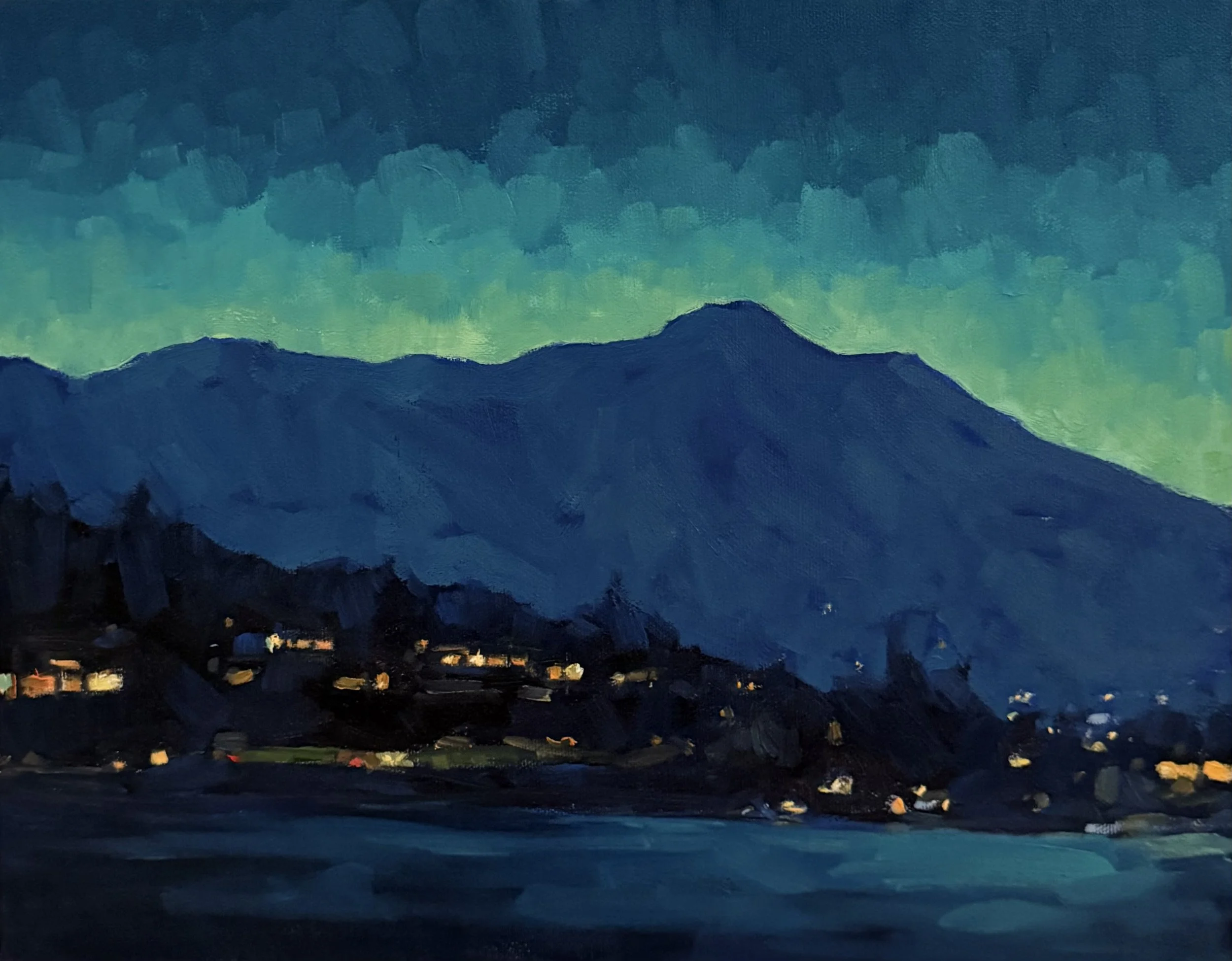8PM (2026) Oil on canvas, 16 x 20 inches