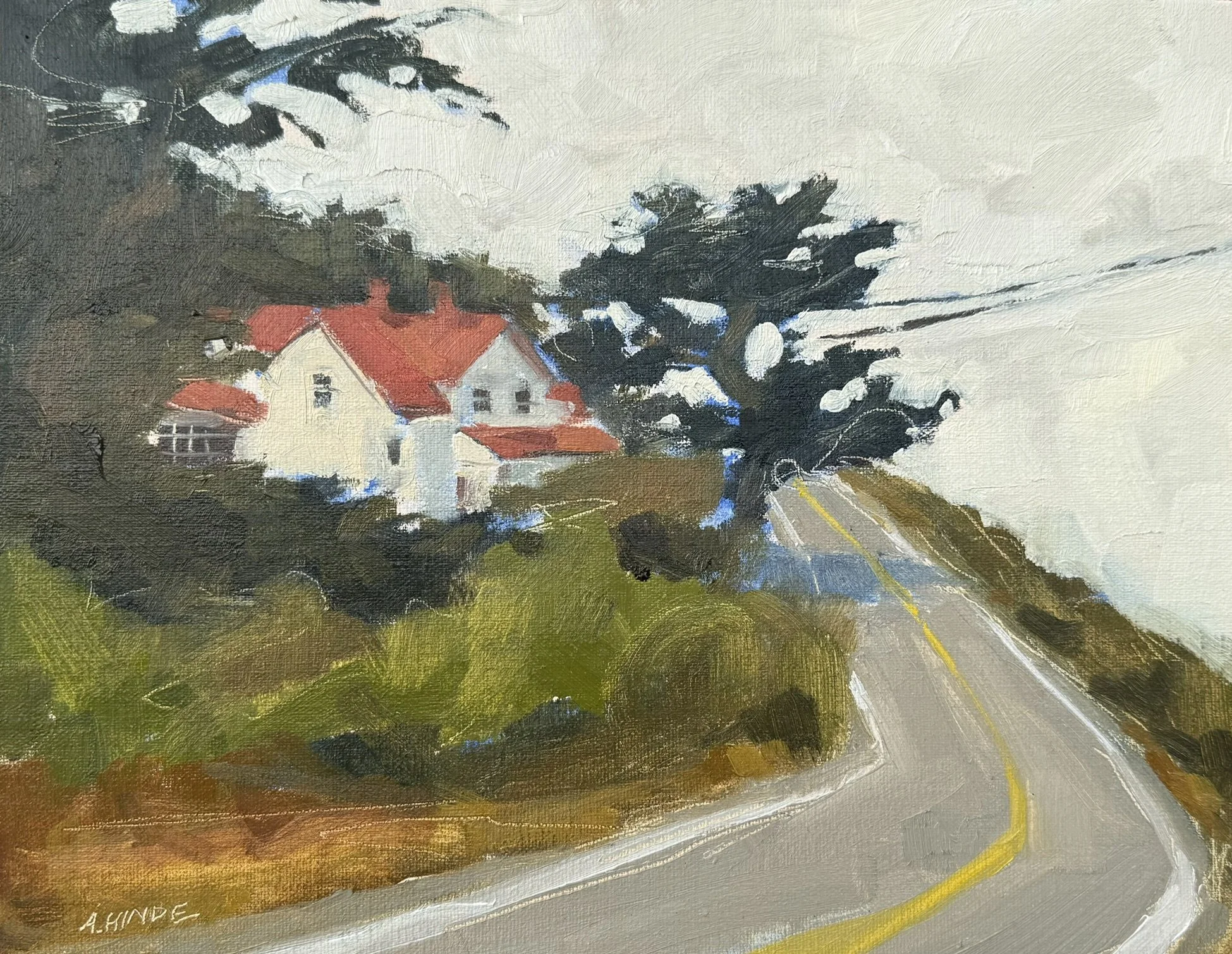Marin Headlands (2026) Oil on canvas, 8 x 10 inches (Sausalito Landscape Festival)