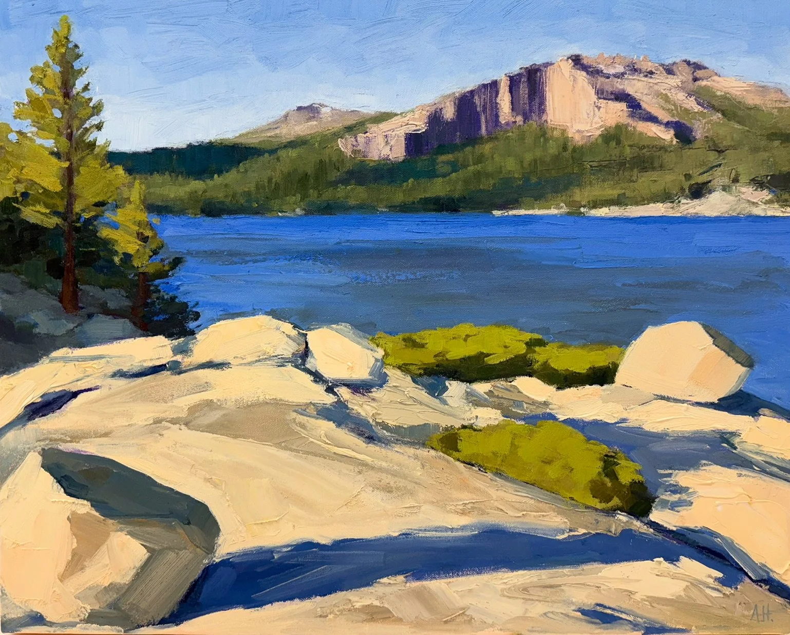 Thunder Mountain (2025) Oil on canvas, 16 x 20 inches