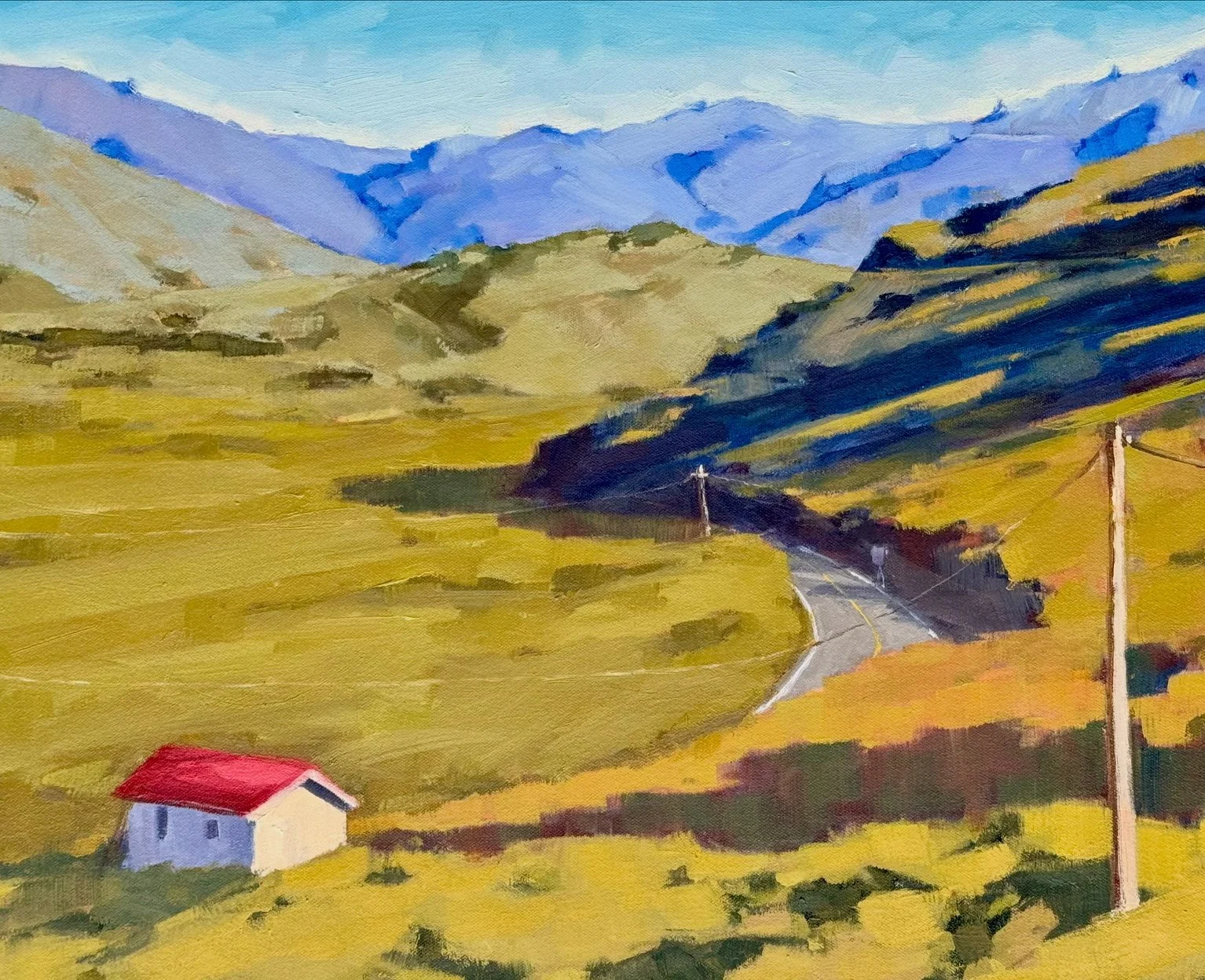 Marin Headlands (2026) Oil on canvas, 16 x 20 inches