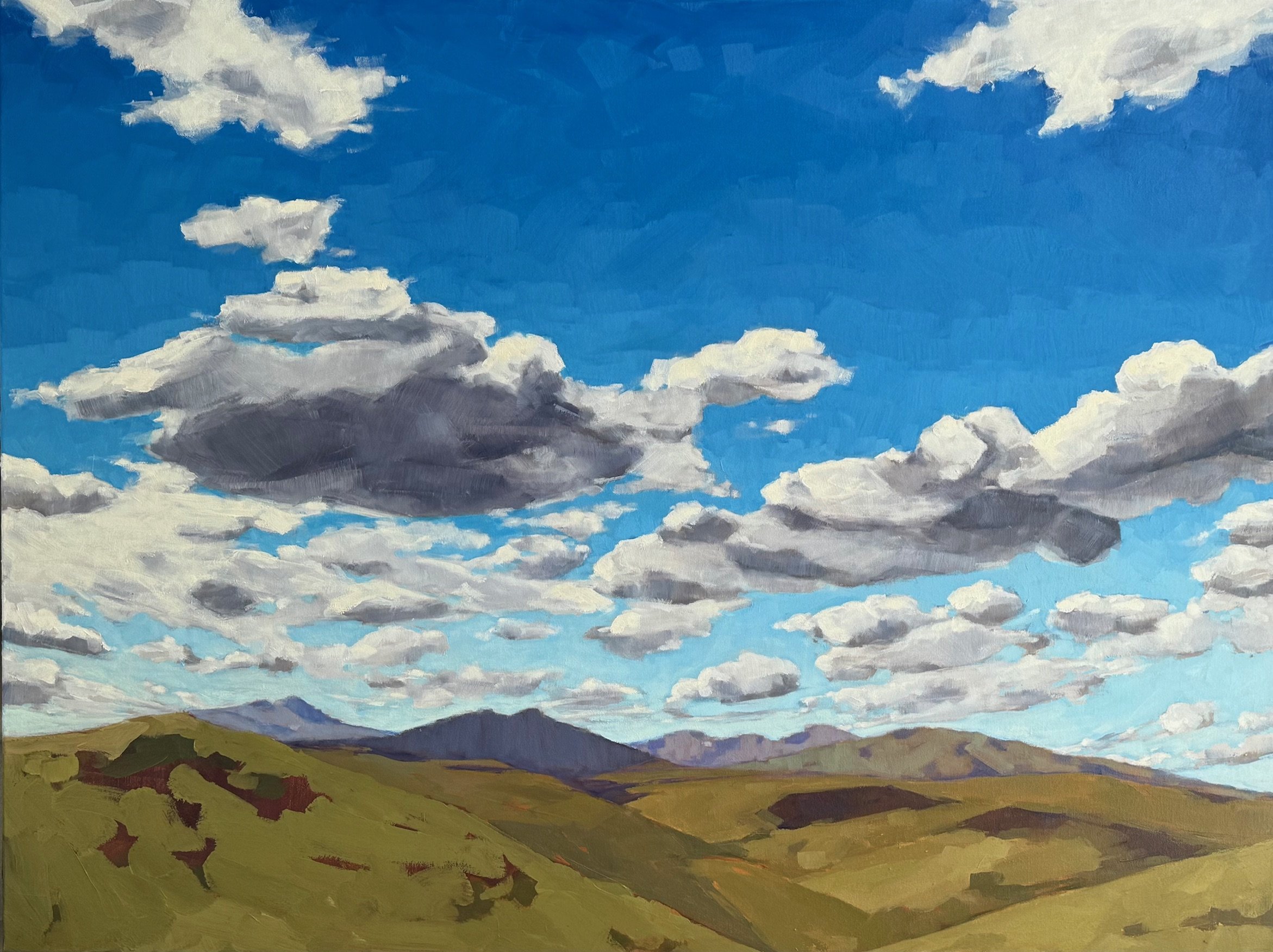 Big Sierra Sky (2026) Oil on canvas, 30 x 40 inches
