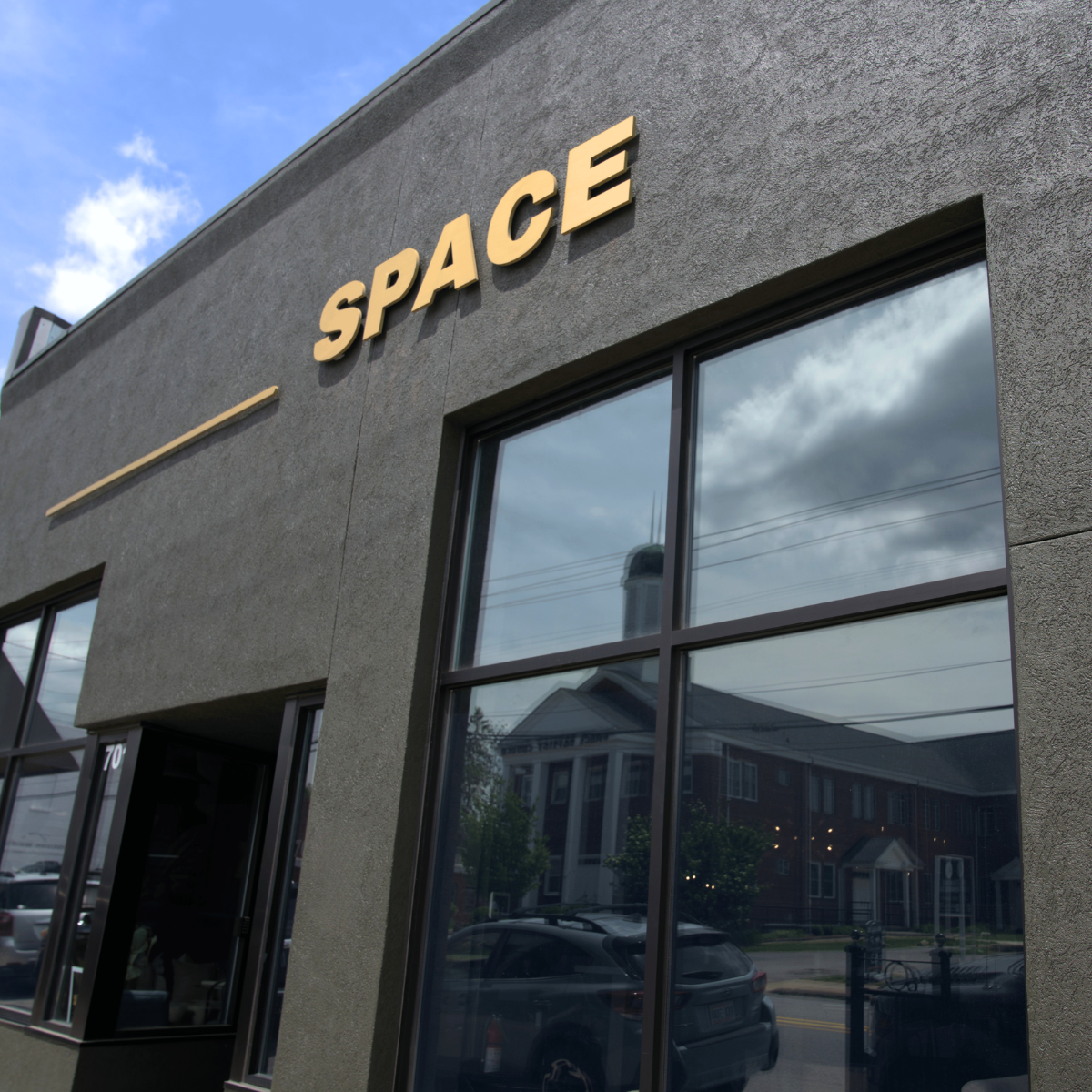Blank Space Asheville Event Venue exterior.