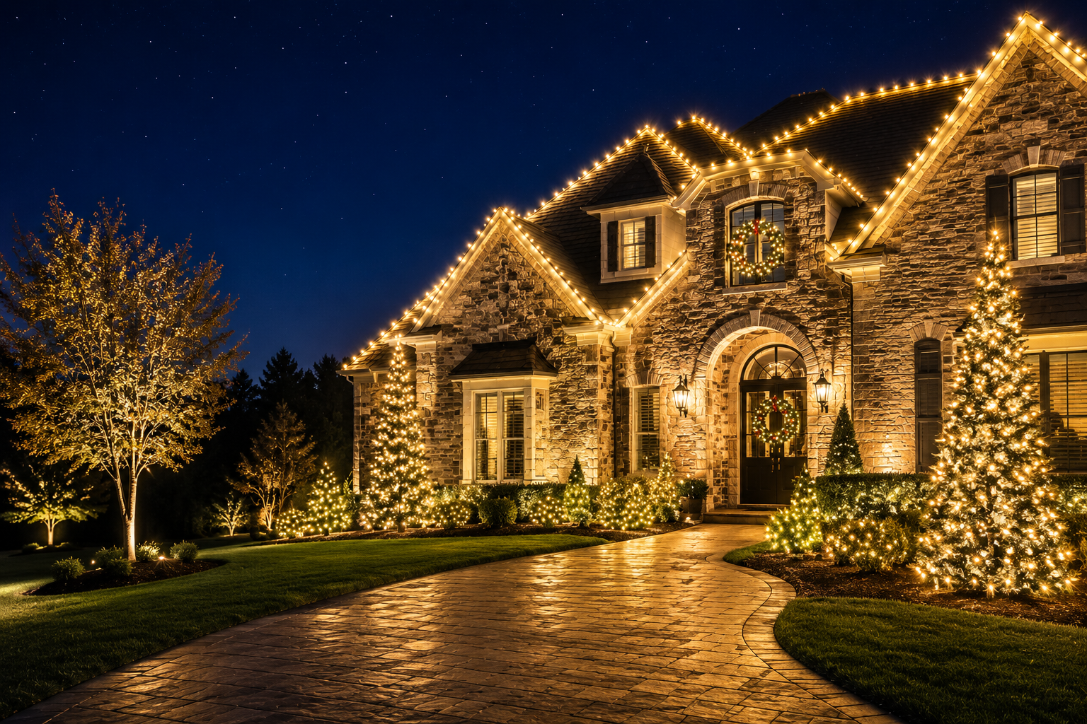 Vale Scapes Christmas light installation