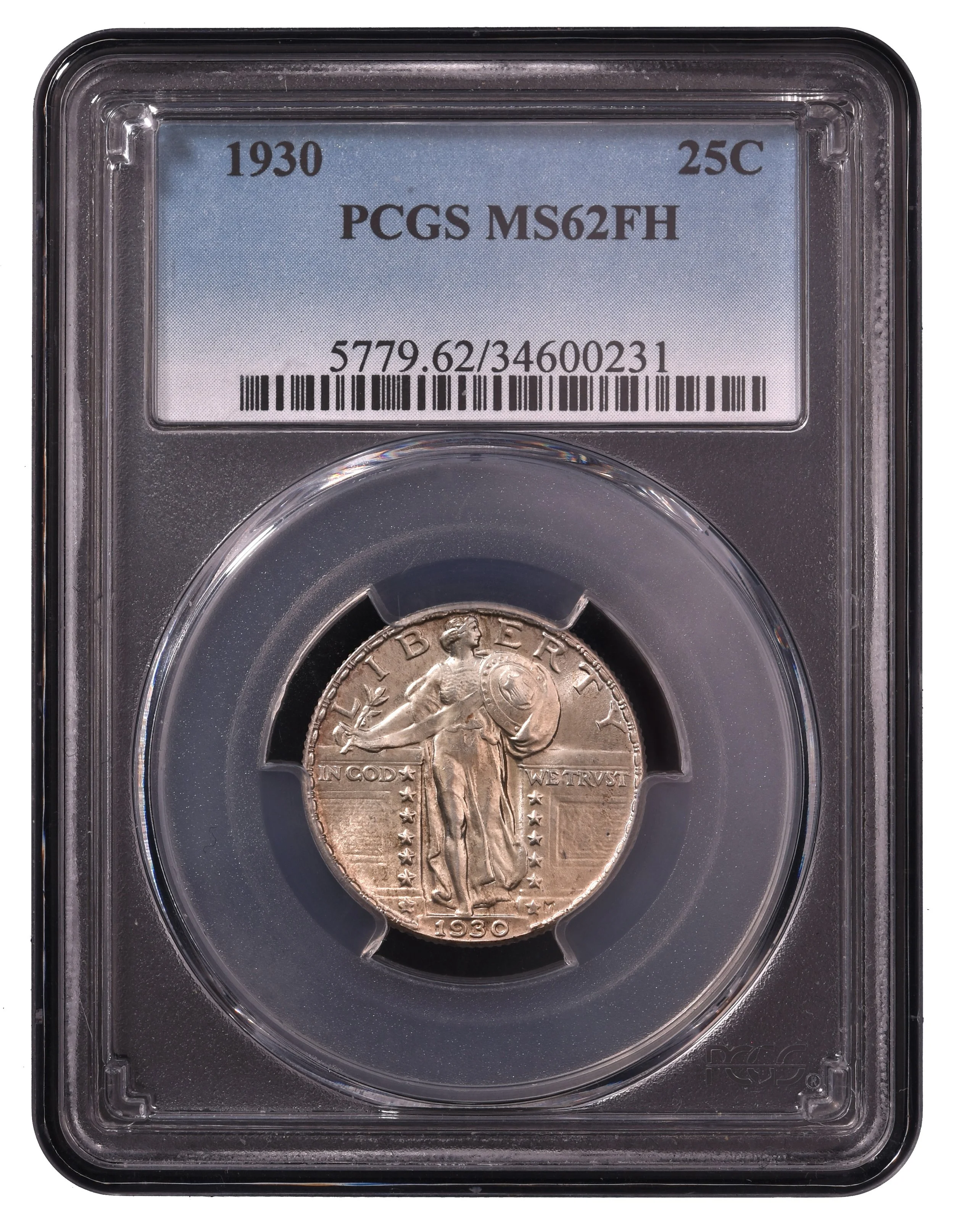1930-P STANDING LIBERTY QUARTER PCGS MS 62 FH