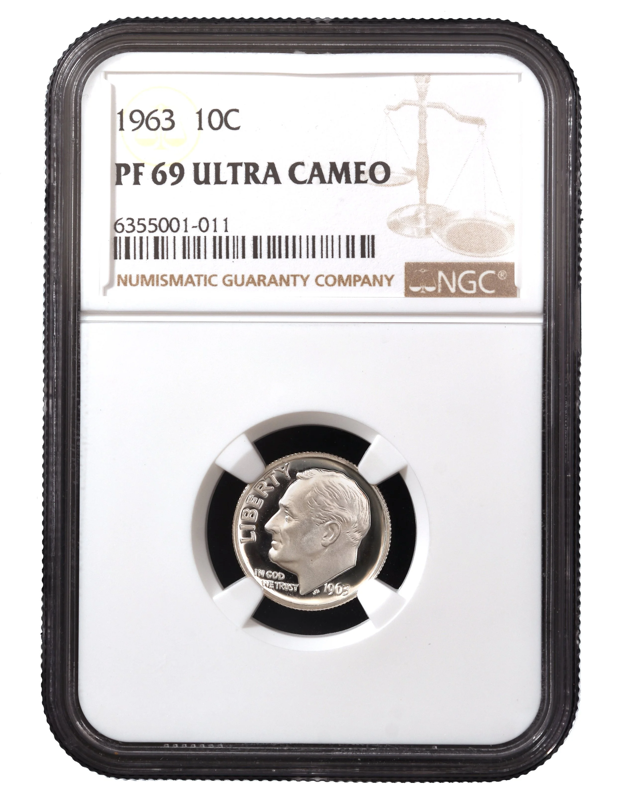 1963 EVEREST ROOSEVELT NGC PF 69 ULTRA CAMEO