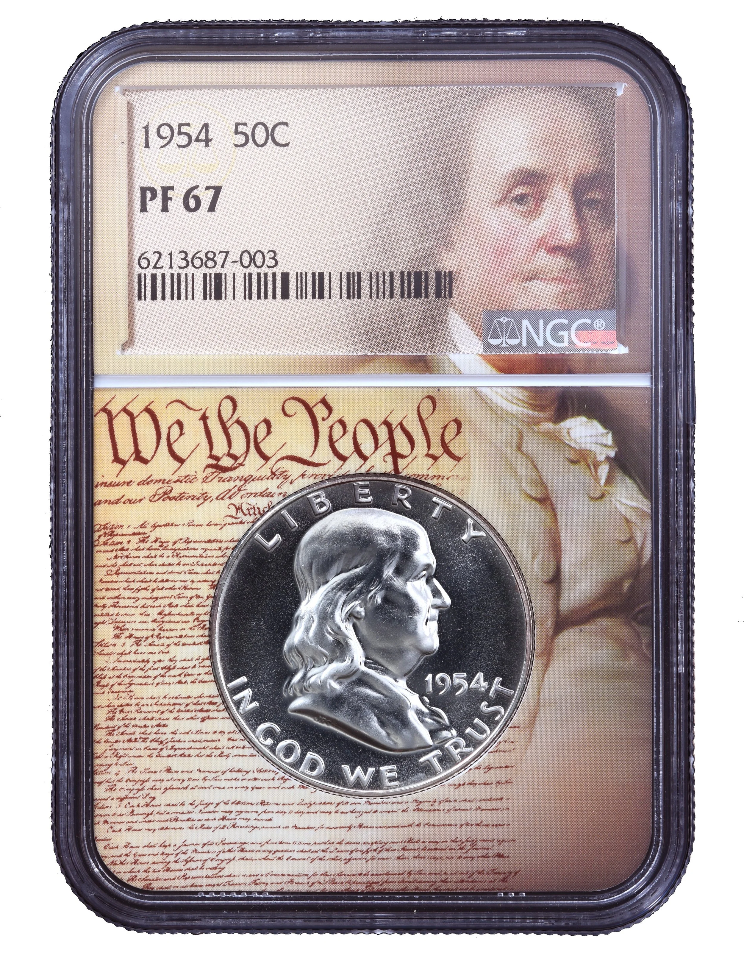 1954 FRANKLIN NGC PF 67- We The People