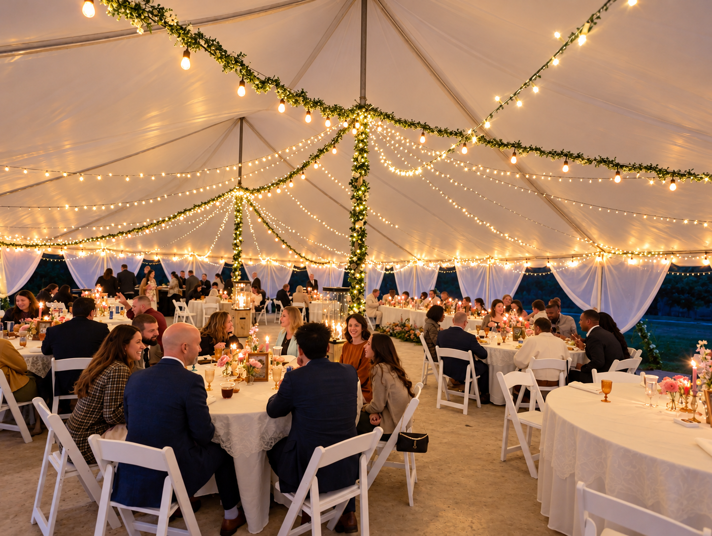 Romantic Candlelit Wedding Reception Tent.png