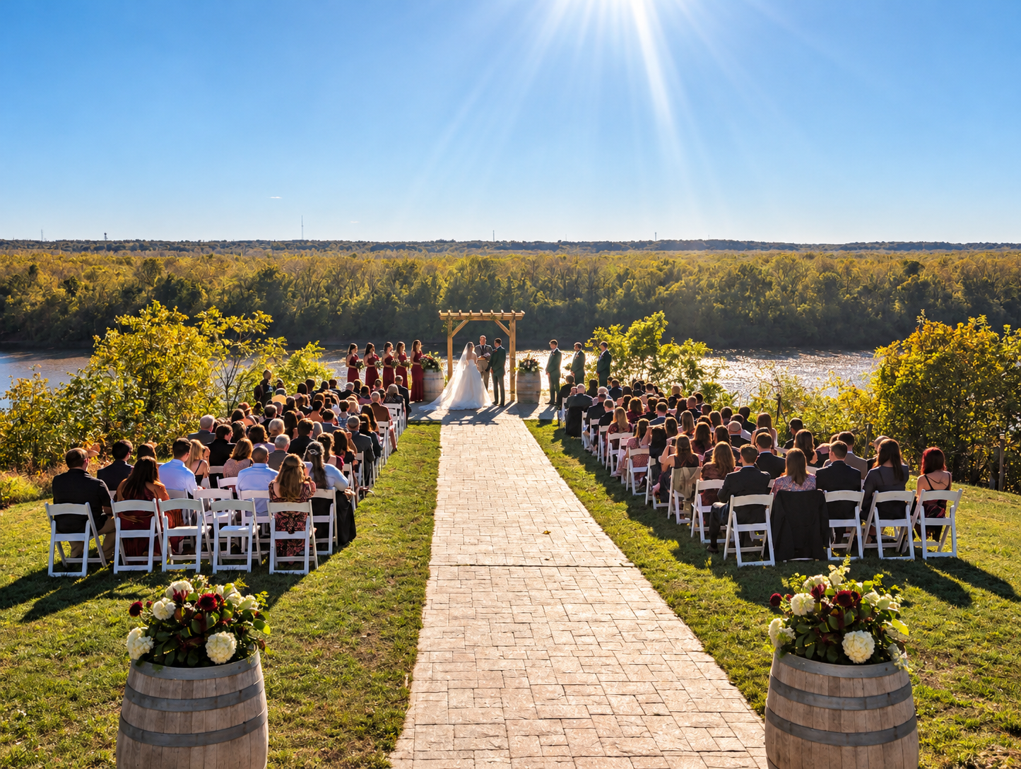 Riverside Wedding Under Golden Sunlight.png