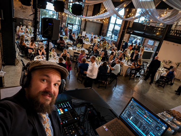 The Millbottom wedding ceremony setup