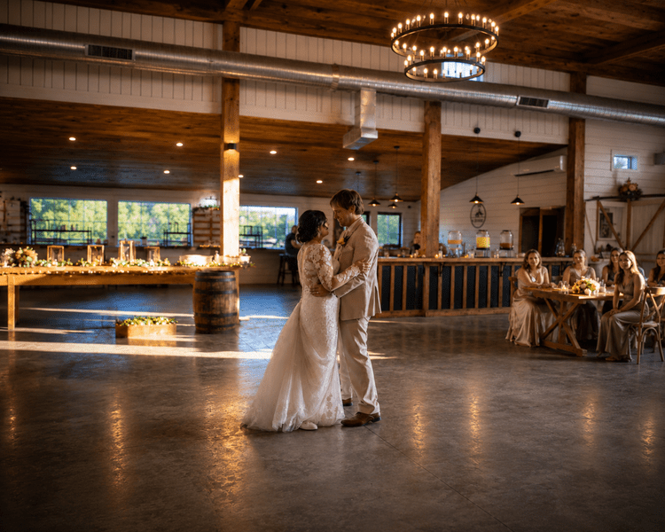 Berkshire Ridge wedding reception space