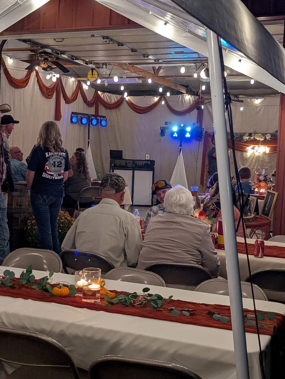 Jazzy Josh providing the vibes and the soundtrack to a chill country wedding reception.