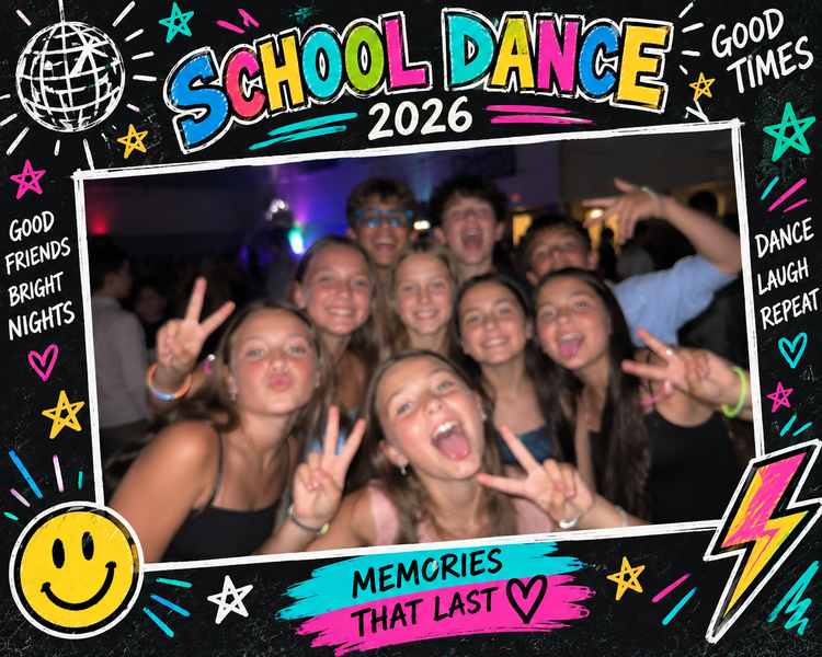 Custom event photo booth layout example