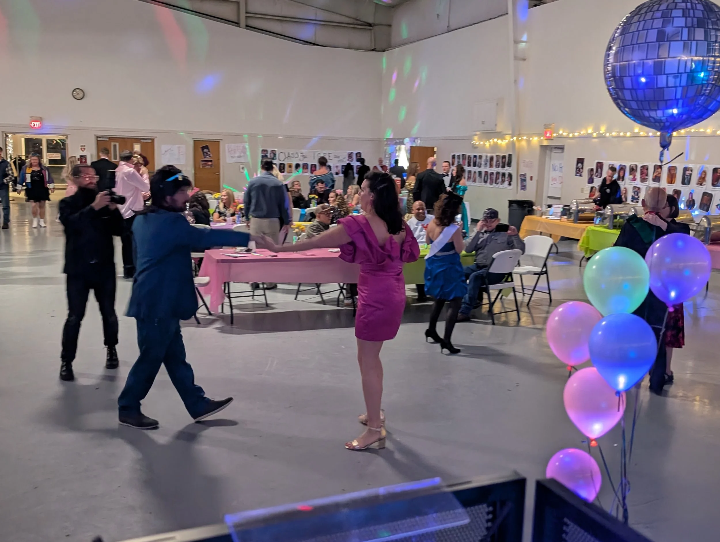 DJ Jazzy Josh hosting a corporate Christmas holiday party for a company