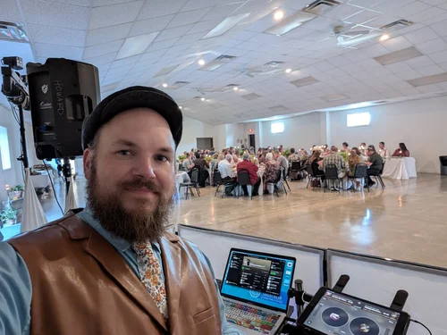 DJ Jazzy Josh performing at event