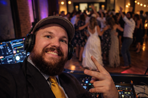 DJ Jazzy Josh performing at event