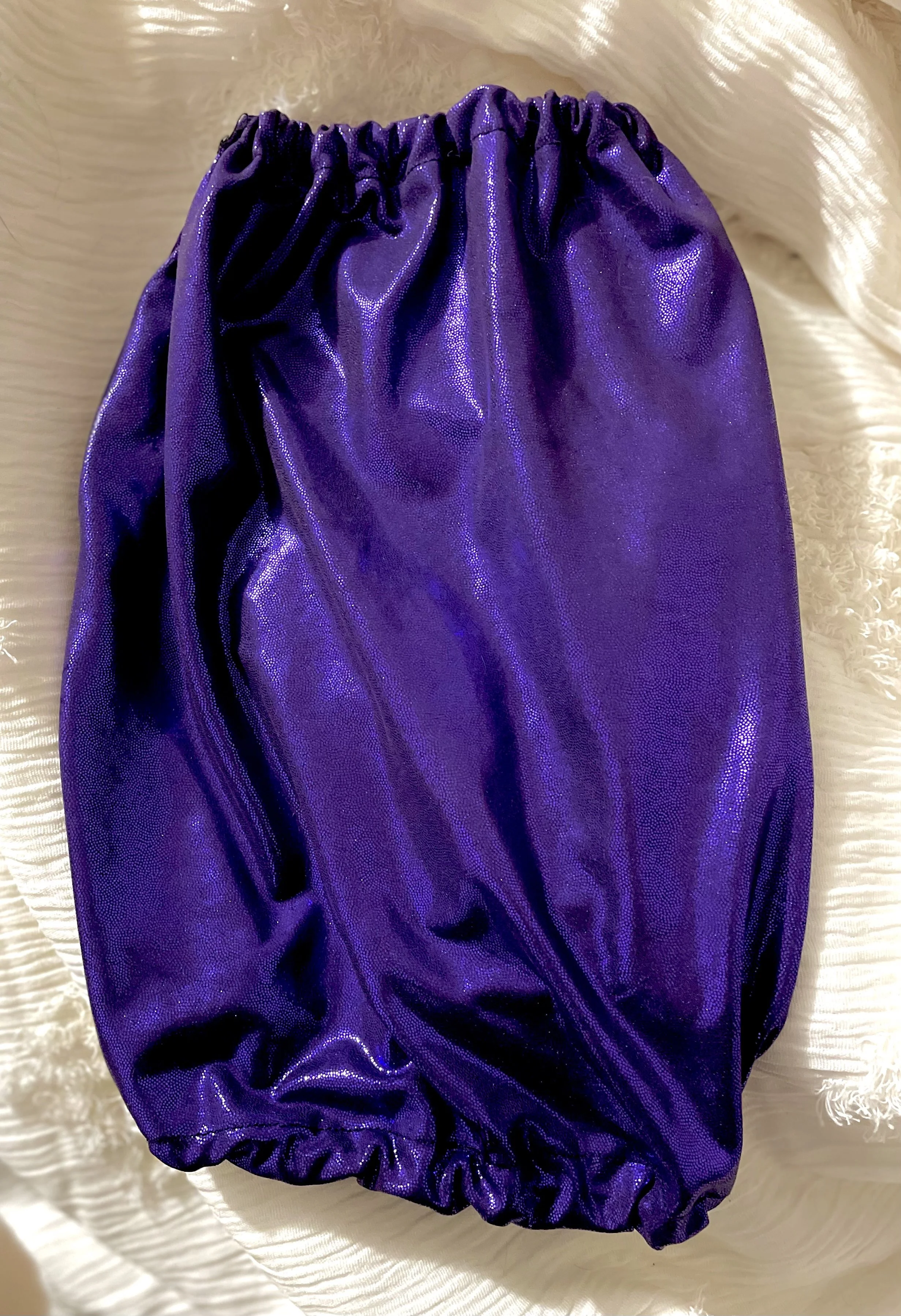 Afghan Snood, purple shimmer