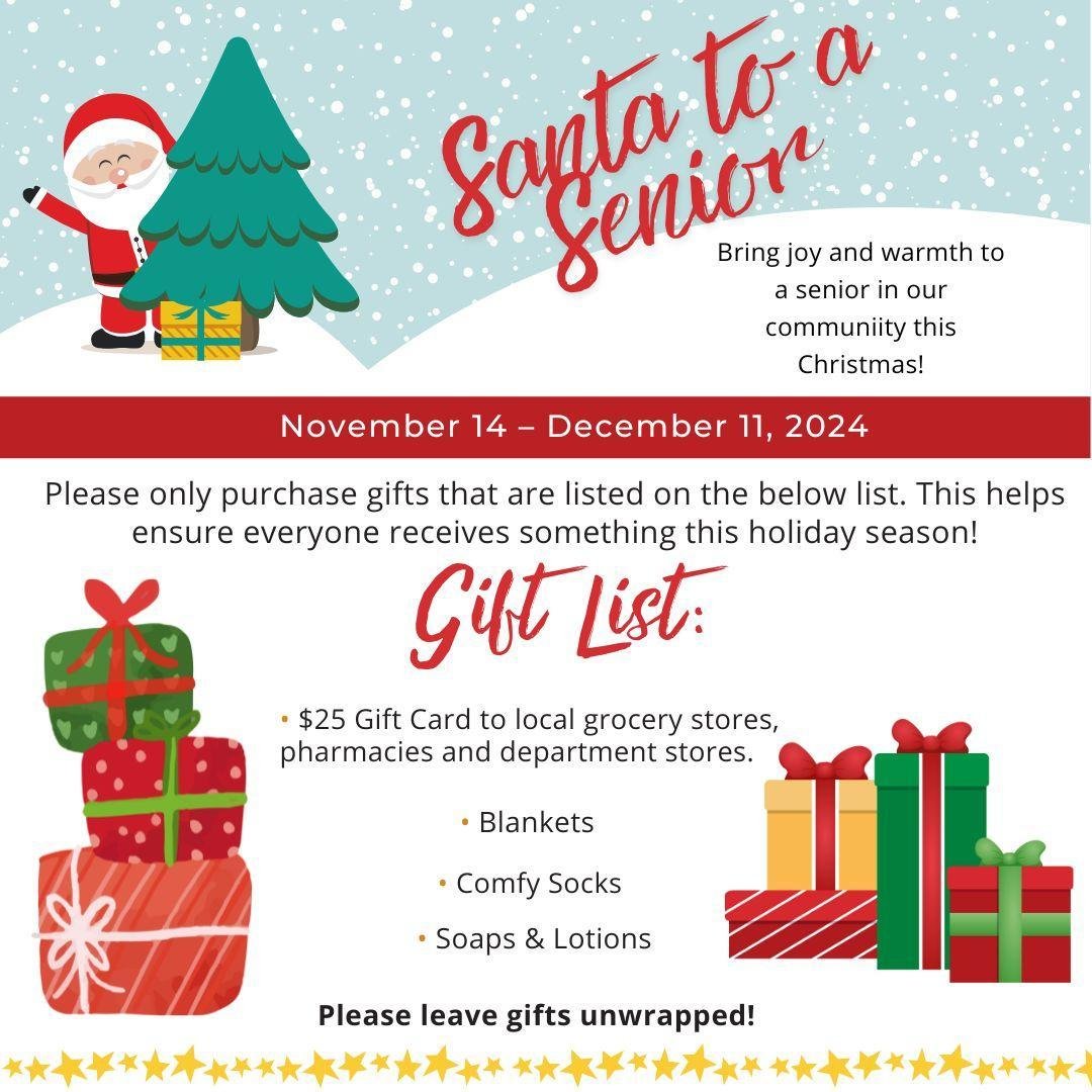 In the spirit of giving~Join us as we collect gifts for seniors in our community! Plan early, as gifts need to be collected by Dec. 11th. Collection boxes will be in the narthex at church.
#stpaulsventura
#ministry
#reach