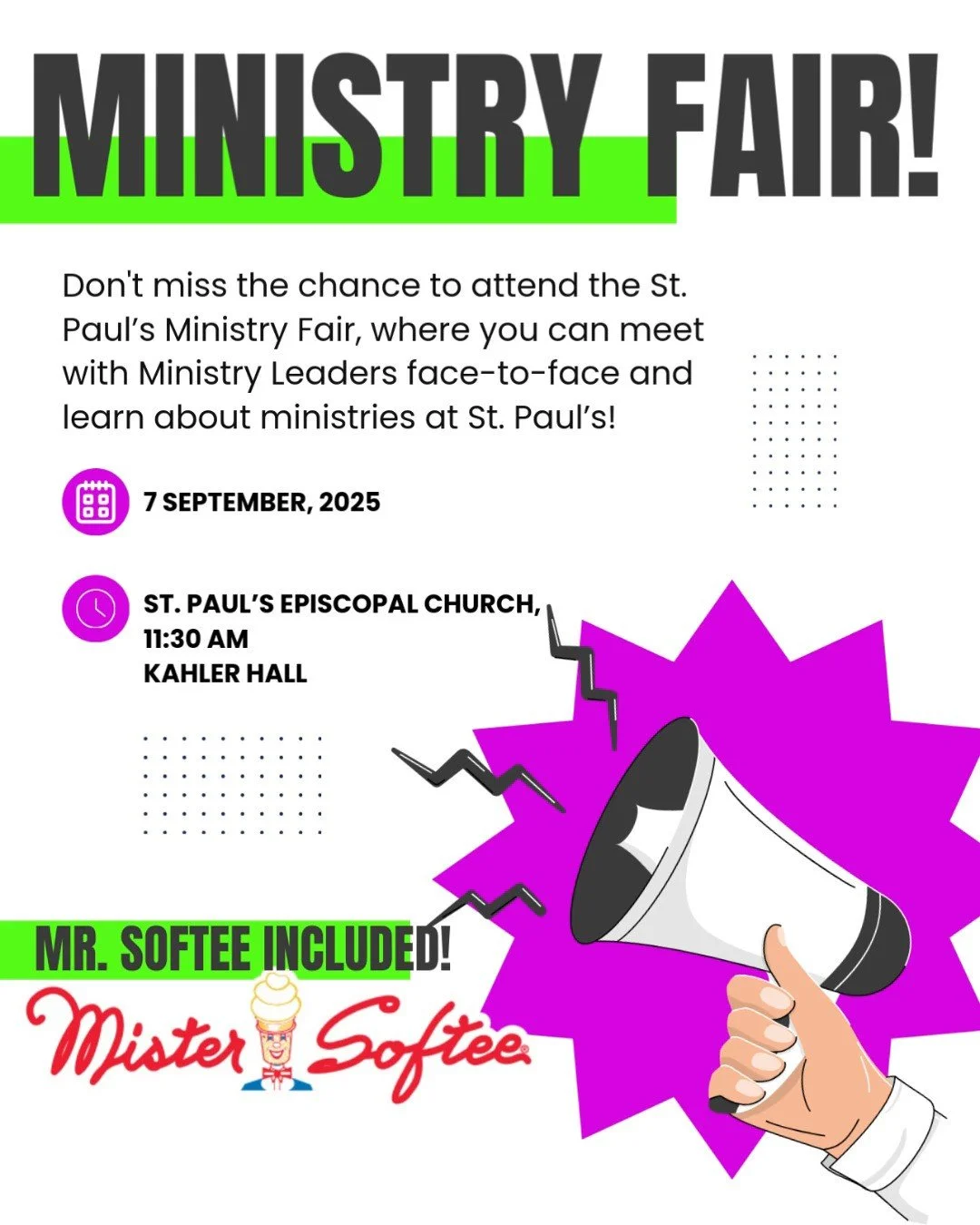 How can you make a difference in the world and in your community? We are here to help! Come check us out, and while you are at it, get some Mr. Softee!
#StPaulsVentura
#ministry
#makingadifference
www.stpaulsventura.org