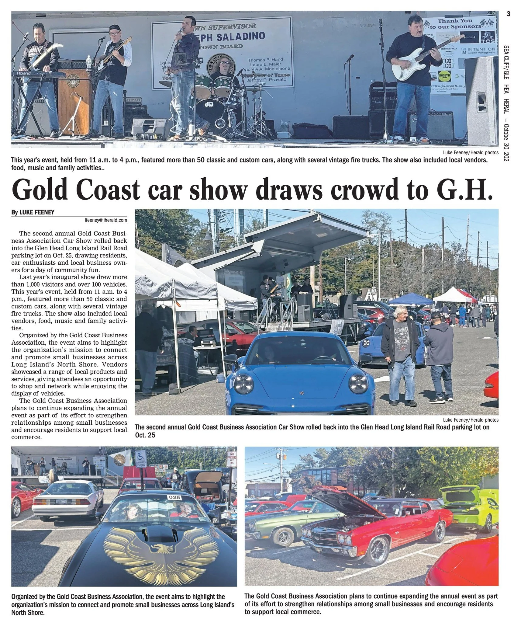 🚗✨ A huge thank-you to the Long Island Herald for the fantastic feature on our 2nd Annual Gold Coast Business Association Car Show!

We&rsquo;re so proud to see our community, local businesses, and classic car enthusiasts come together for another i