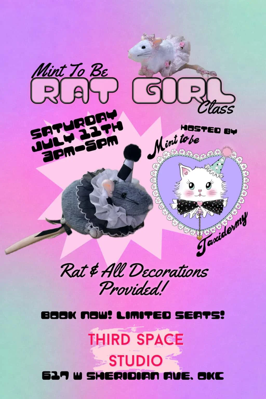 7.11.26 Rat Girl Workshop with Mint to Be Taxidermy