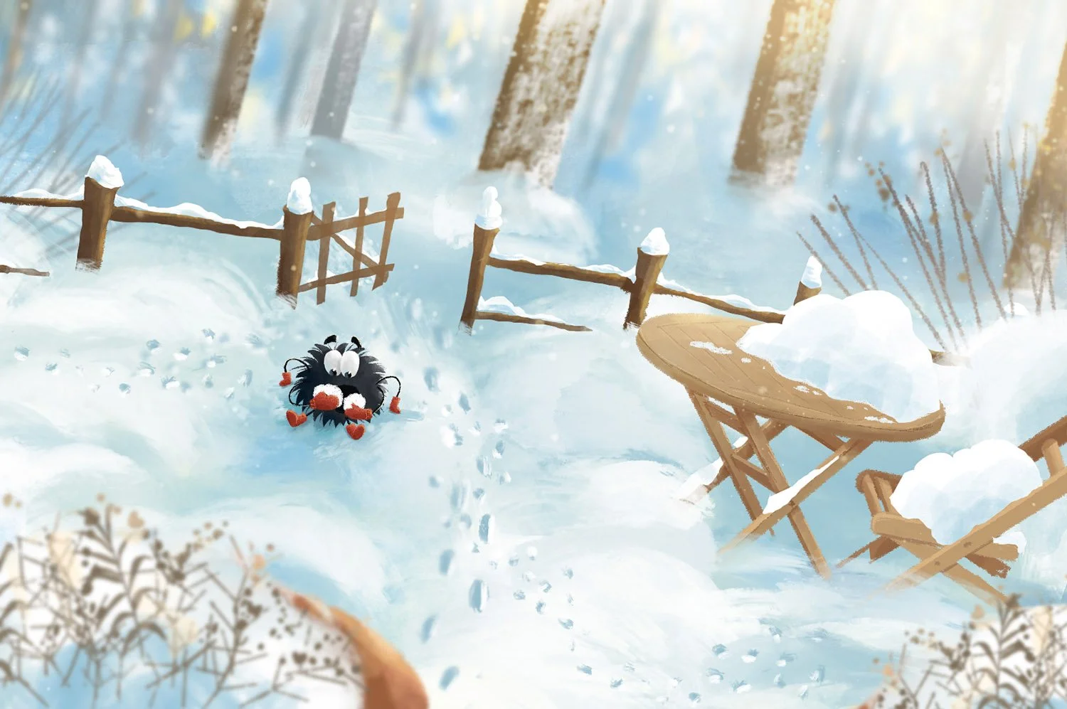 Spinny’s First Snow