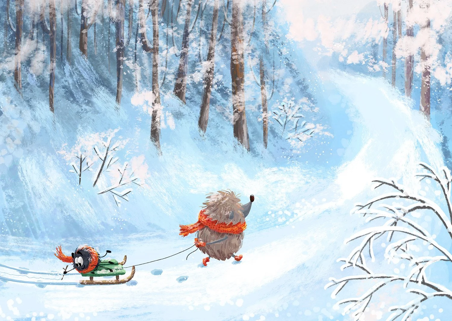 A Sledding Adventure