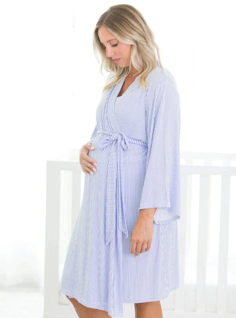 Women's Bamboo Maternity/PostPartum Bathrobe