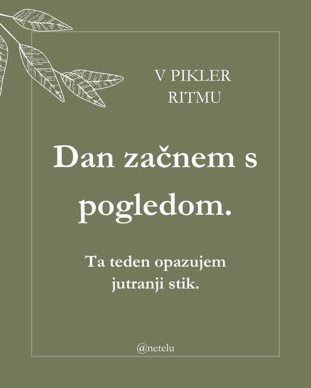 Jutro pogosto začnemo s hitenjem. 

A v resnici se lahko začne s pogledom. 

Ko se zbudiva, si vzamem trenutek. Opazujem otroka. 

Njegov obraz je povabilo, da dan začnem počasneje. 

Ne z nalogami, ampak z nežnostjo.

#pikler #zavestnostar&scaron;ev
