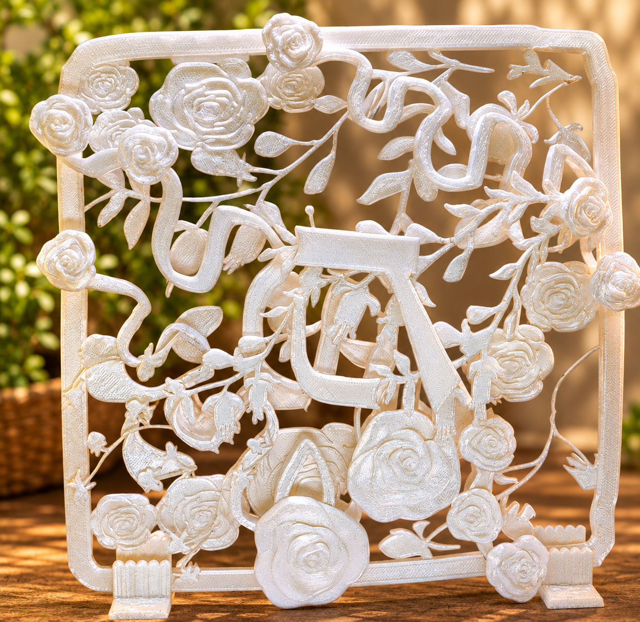The Art of Noticing | White 3D Sculptural Art