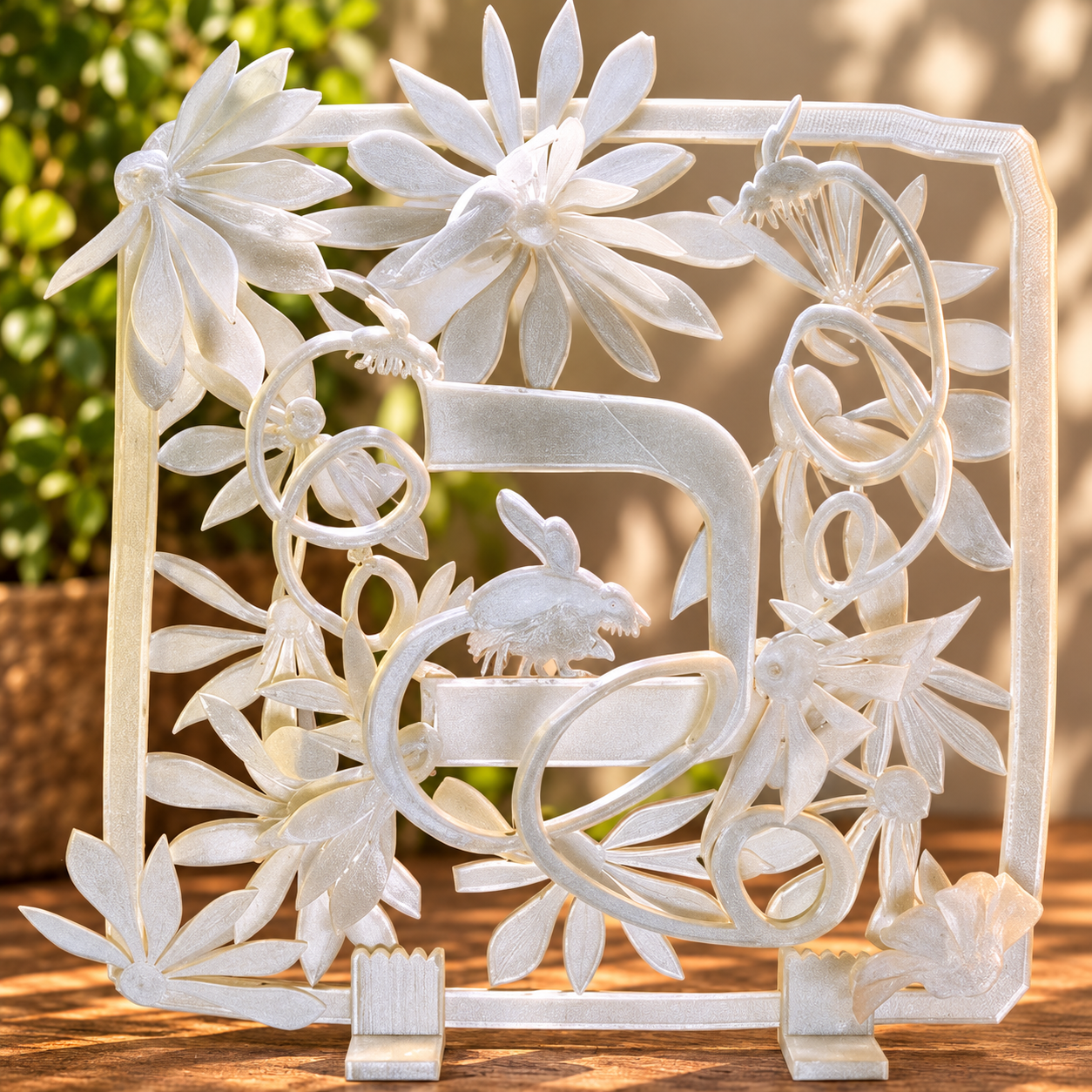 The Beauty of Enough | White 3D Sculptural Art