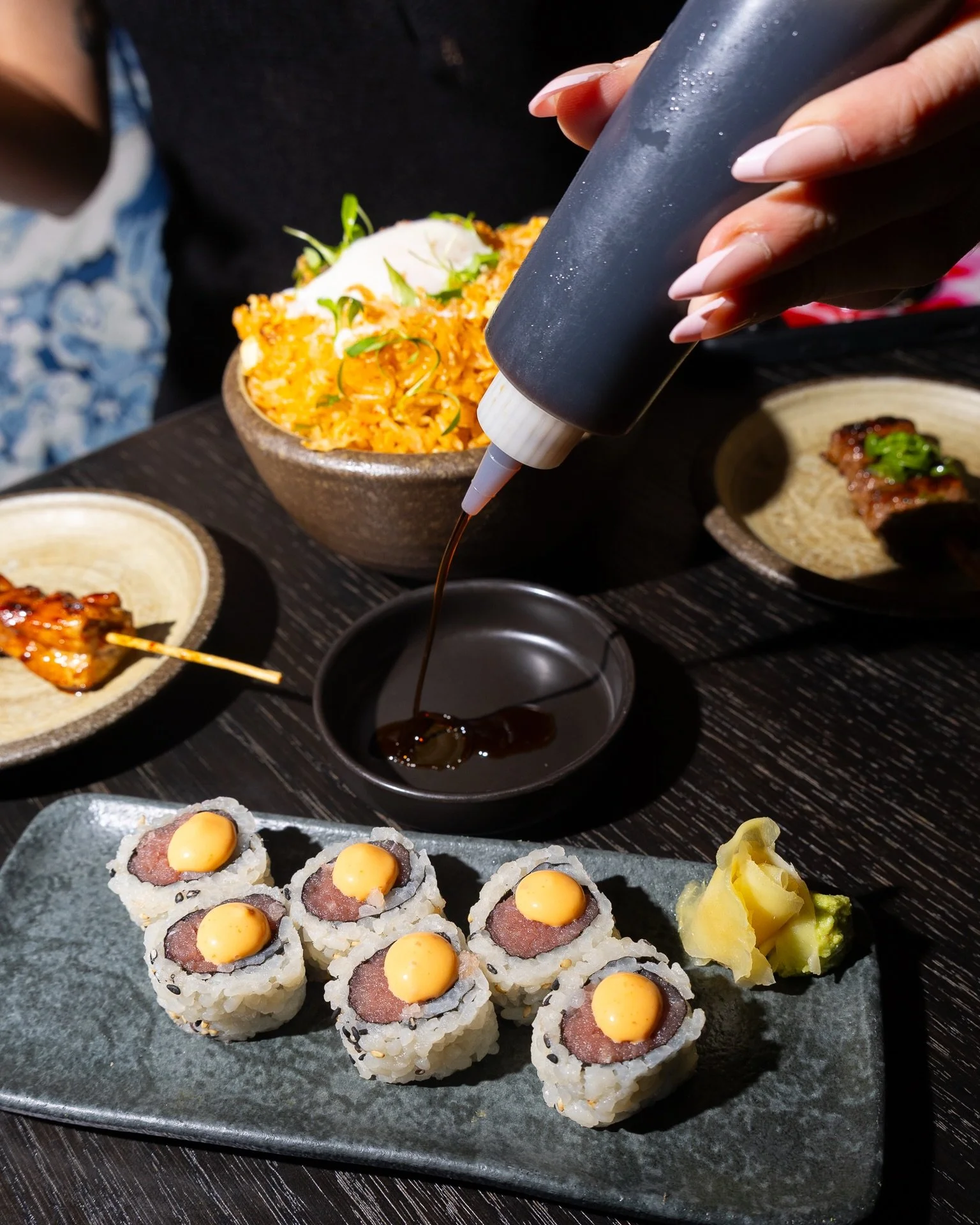 Text the group chat: &ldquo;sushi tonight?&rdquo; we&rsquo;ll take care of the rest 🍣🥢