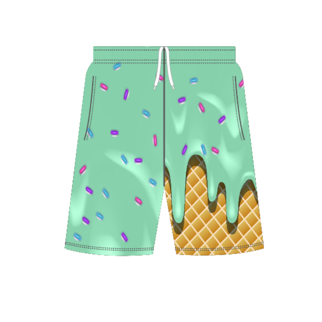 Mint Ice Cream Shorts