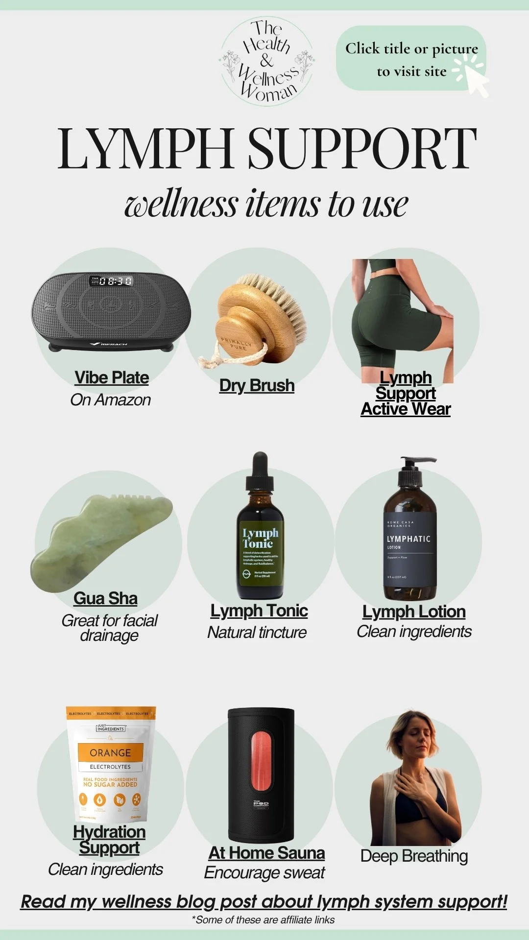 wellness items for lymph support
