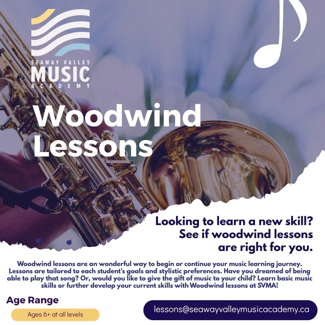 If you've ever wanted to learn the clarinet, saxophone, or flute, SVMA is the place to be and Luc is the man to see! 

Head to our registration page via the link in our bio to get started! 

#cornwallon #cornwallontario #choosecornwall  #easternontar