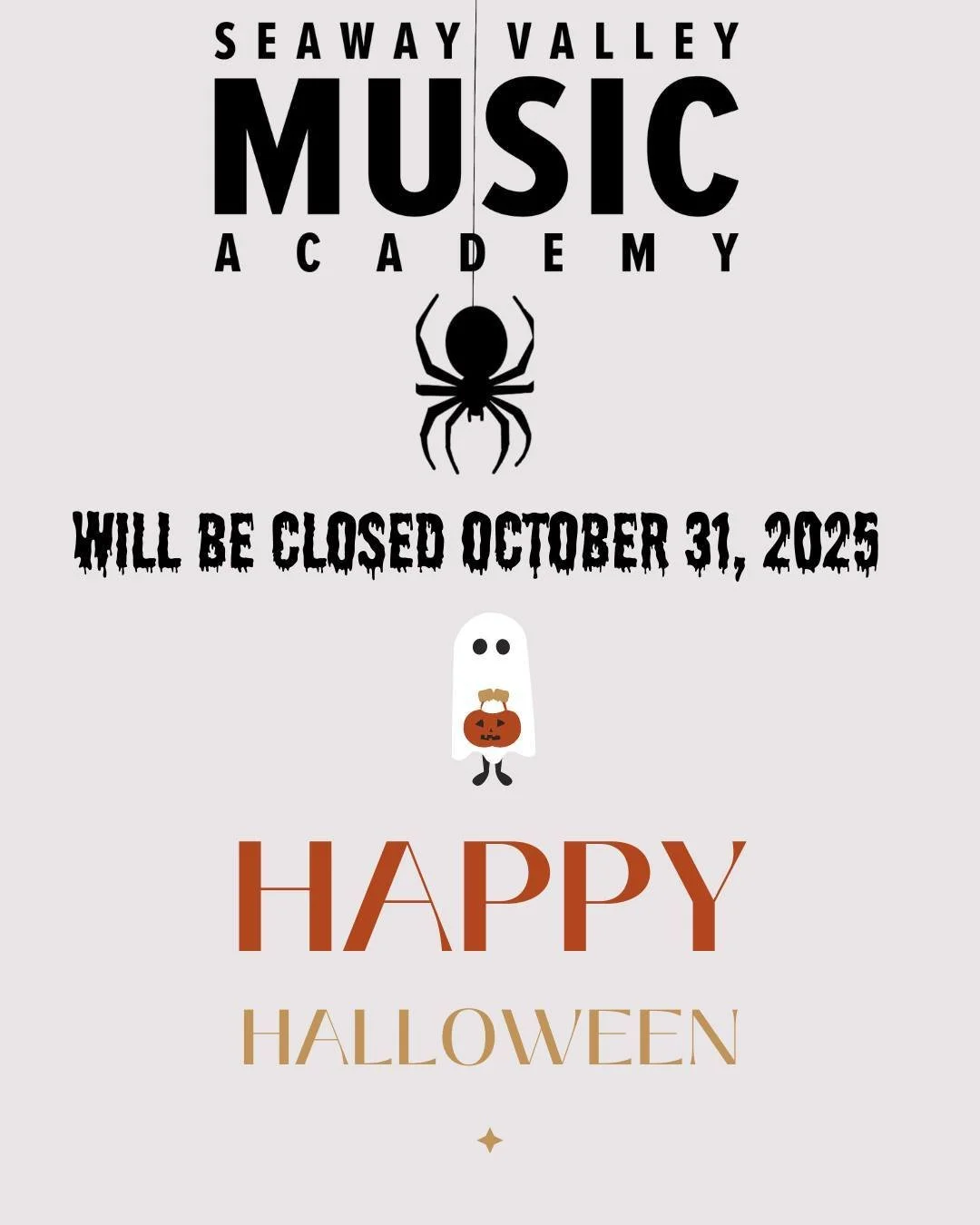 We wish you all a terrifyingly great day 👻🎃