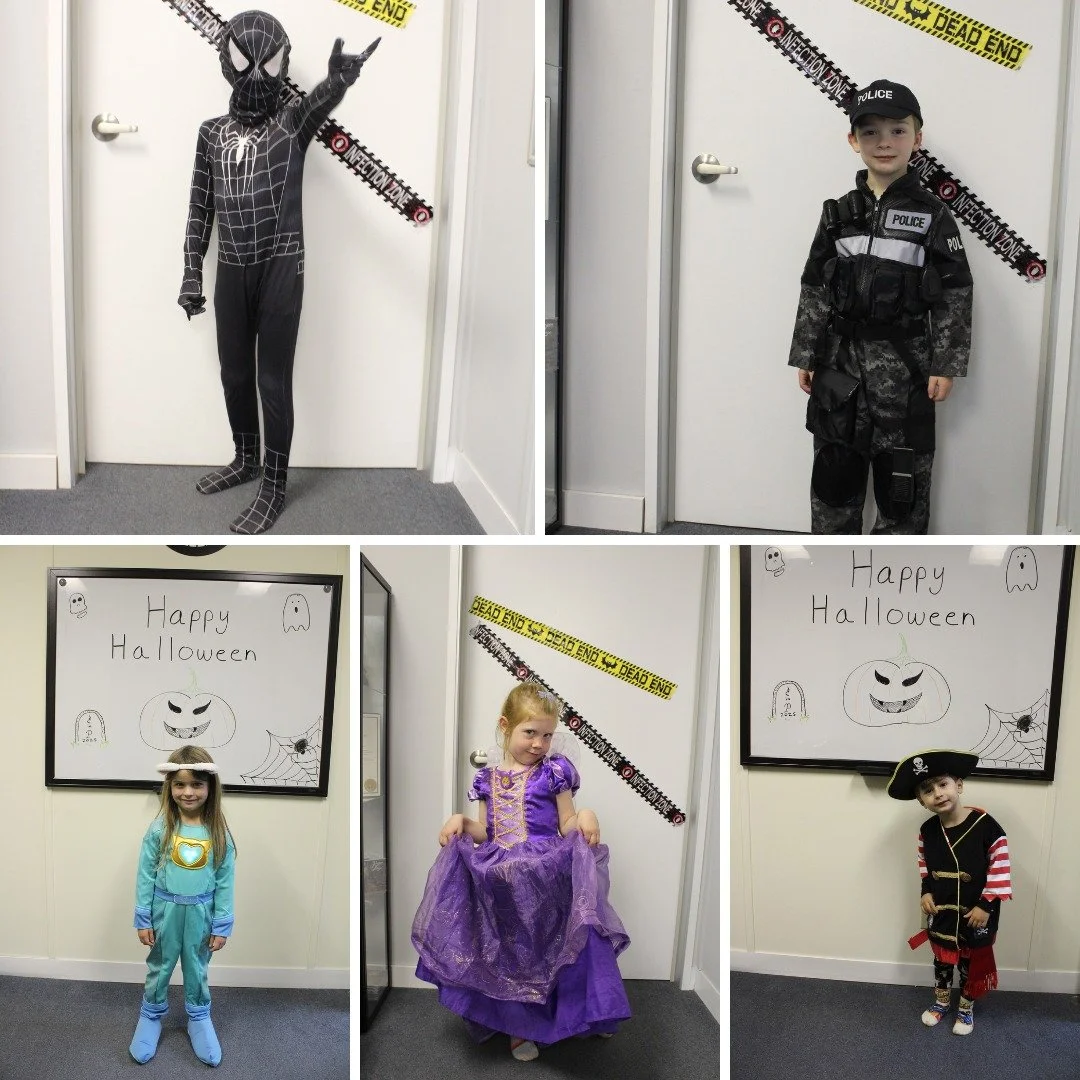 Spidey, and Glinda, and Witches...Oh my! 

Our students showed UP for Halloween week! Thanks to all who participated, you looked amazing!