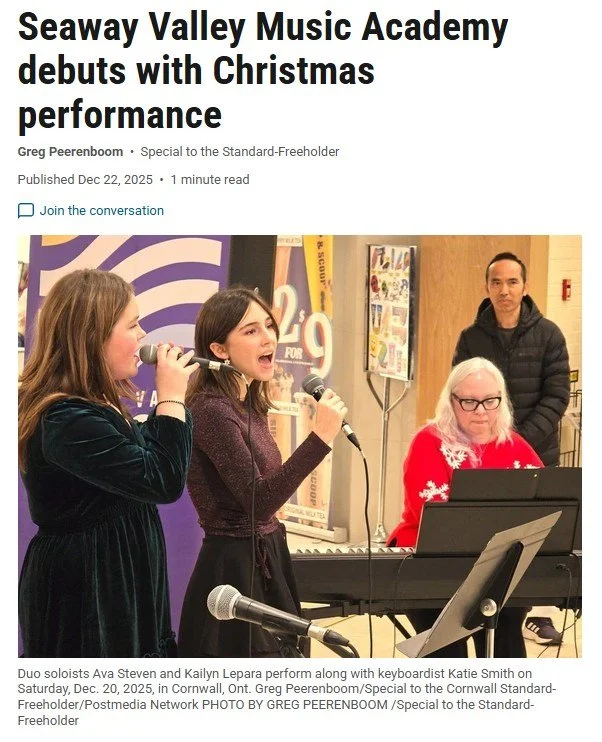 We had such a great turnout for our Academy Youth Choir's first public performance! Thanks to everyone who stopped to take in the show. 👏🎶
A big thank you  and congratulations to all of our performers for sharing your talents with the masses!