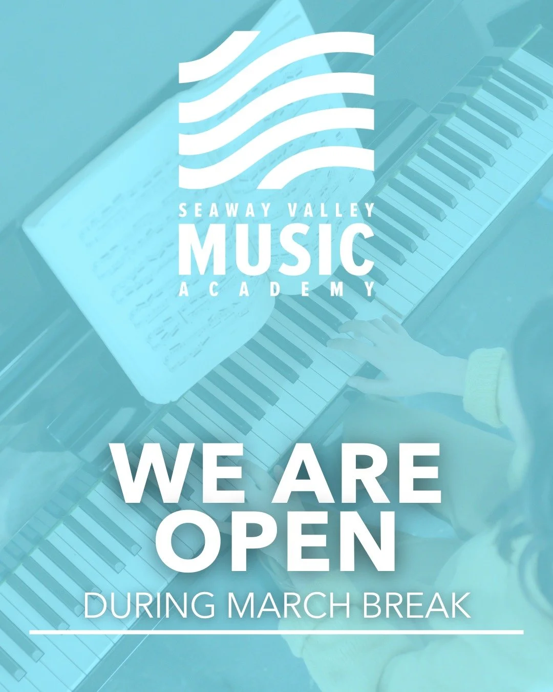 Friendly reminder that we are OPEN during March Break!