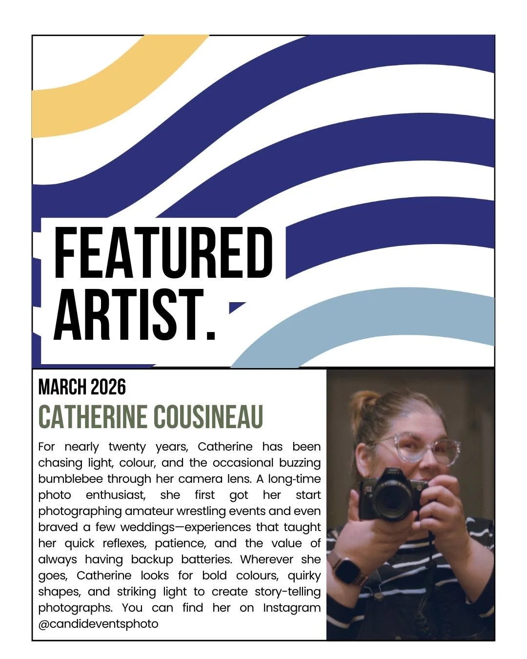 We're so excited to welcome @candideventsphoto to the Academy's Featured Artist program in March!

In the early days, Catherine ran a small home studio where she captured portraits and boudoir sessions, exploring the art of helping people feel comfor