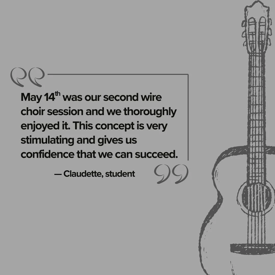 We're working on The Beatles' "Love Me Do" this month! 
Be sure to join us for the Wire Choir next Thursday, June 11 at 7pm! 
.
.
.
#cornwallontario #musiclessons #guitarclass #cornwall #sdgcounties