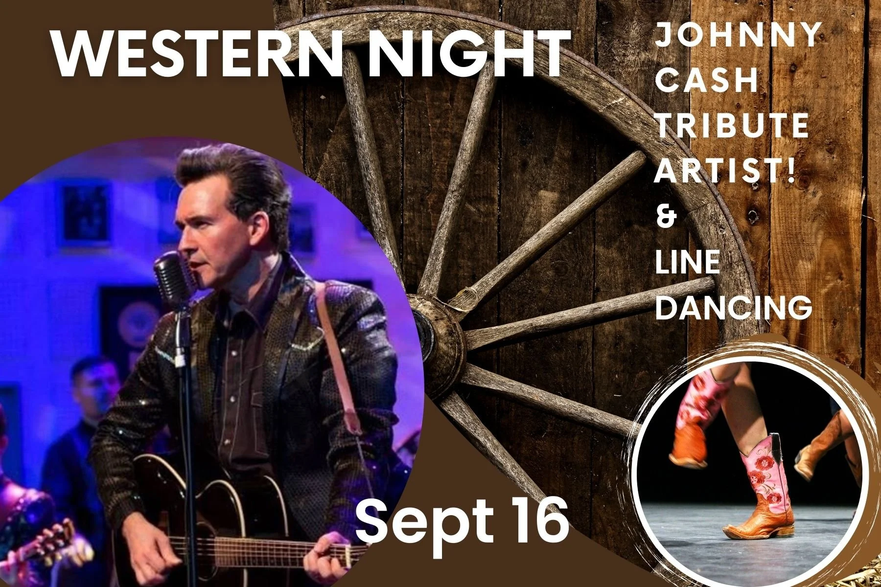 Johnny Cash Tribute Night AND Line Dancing!