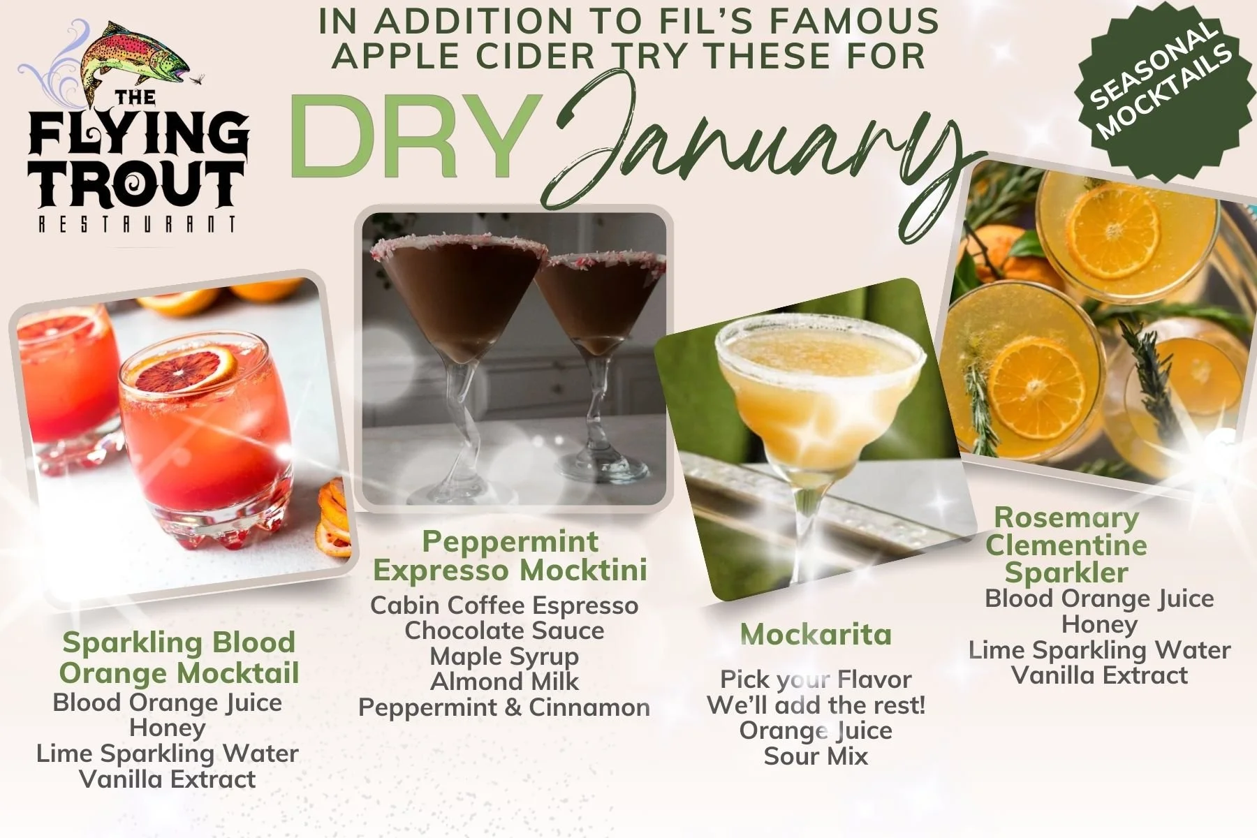 Dry January at The Lodge!