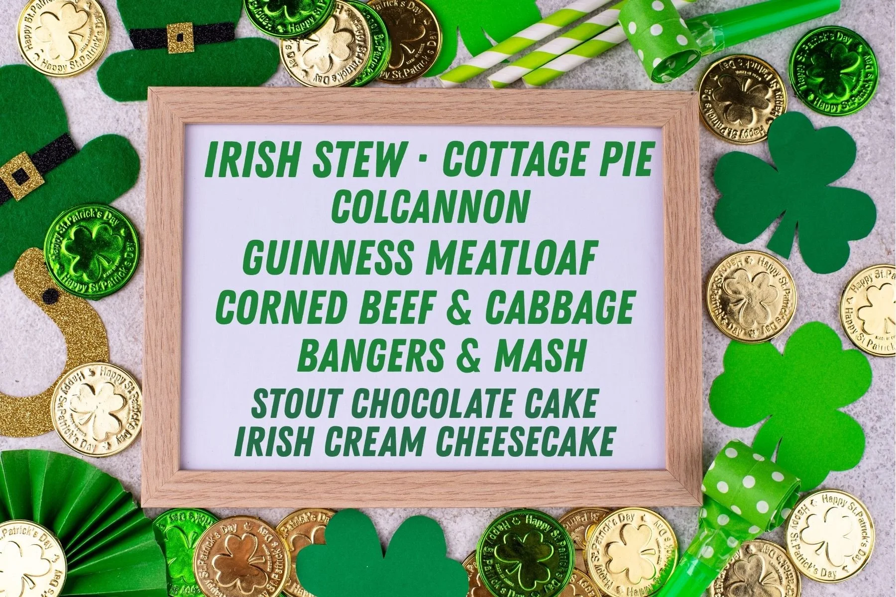 St. Patrick's Lunch & Dinner!